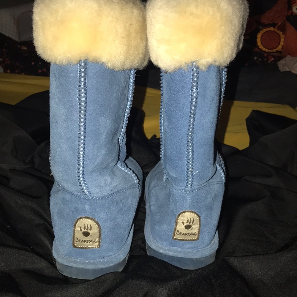 Bear paw blue boots